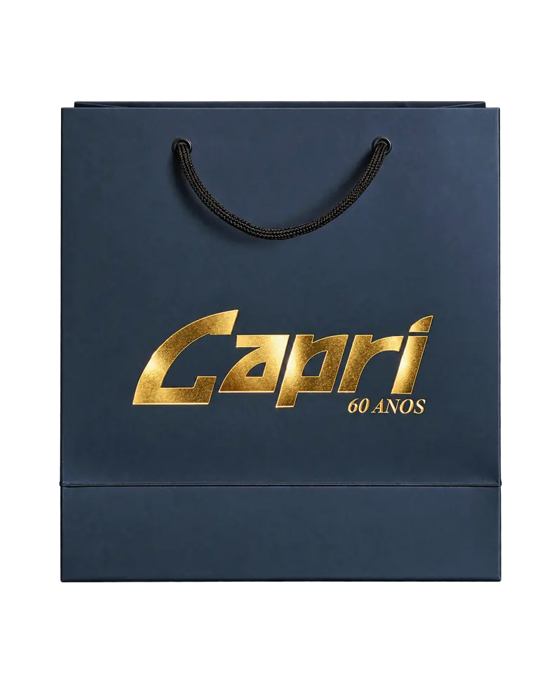 Sacola personalizada Capri, produzida pela New Times
